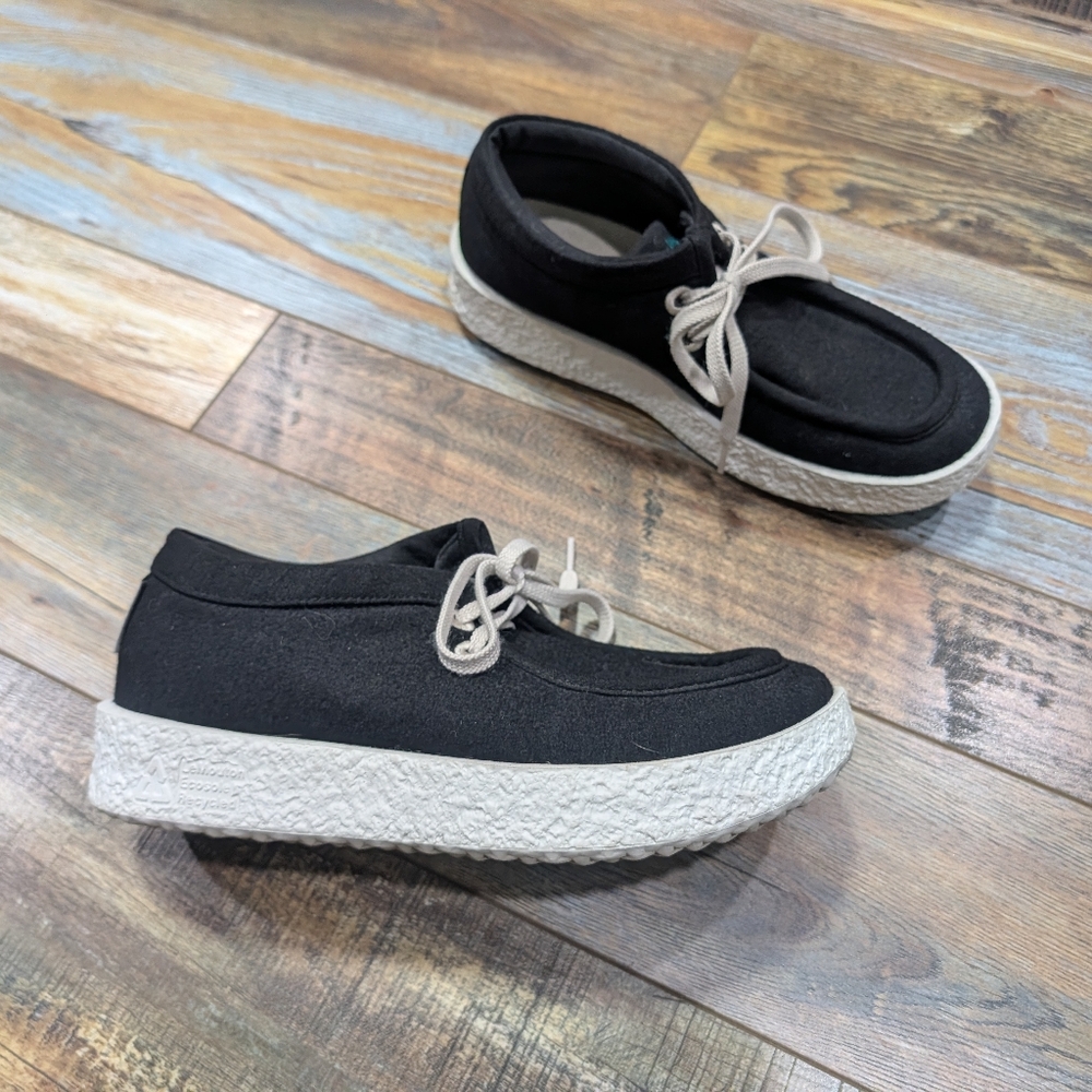 LeMouton Wallaby merino wool sneakers Black 42